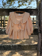 Load image into Gallery viewer, Florence ~ custom order mustard gingham ONLY 1 left