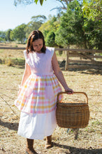 Load image into Gallery viewer, Homemakers Apron 🧺 custom order ~ yellow gingham bodice only 1 available