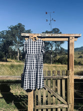 Load image into Gallery viewer, the farm frock 👒 custom black or navy gingham xs s m l xl