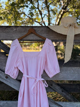 Load image into Gallery viewer, the Sunday dress ~ pink gingham midi xs/s
