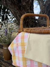 Load image into Gallery viewer, Homemakers Apron 🧺 custom order ~ yellow gingham bodice only 1 available
